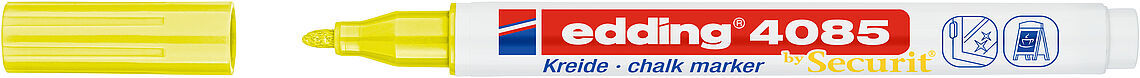 Edding 4085 Sıvı Tebeşir Kalemi Fosforlu Sarı