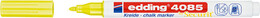 Edding 4085 Sıvı Tebeşir Kalemi FOSFORLU SARI - 1