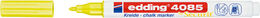 Edding 4085 Sıvı Tebeşir Kalemi FOSFORLU SARI - 1