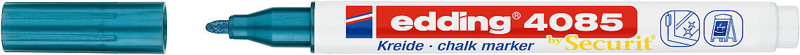 Edding 4085 Sıvı Tebeşir Kalemi Metalik Mavi