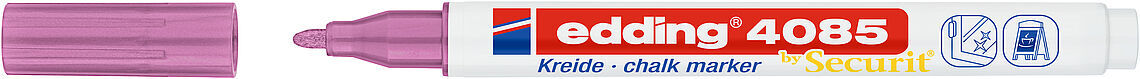 Edding 4085 Sıvı Tebeşir Kalemi Metalik Pembe