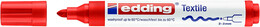 Edding 4500 Kumaş Tekstil Boyama Kalemi RED - 1