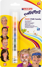 Edding 47 Funtastics Face Fun Family Yüz Boyası 7 Renk - Thumbnail