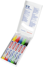 Edding 5100 Akrilik Boyama Markörü Seti 2-3 mm 5 RENK SET BASIC - 2