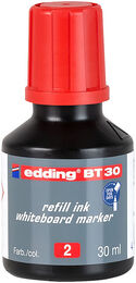 Edding BT30 Whiteboard Marker Ink Yazı Tahtası Kalemi Mürekkebi 30 ml. KIRMIZI - 1