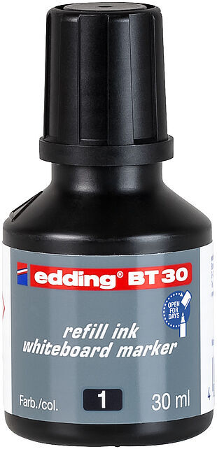 Edding Bt30 Whiteboard Marker Ink Yazı Tahtası Kalemi Mürekkebi 30 Ml. Siyah