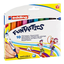 Edding E-14 Funtastics Jumbo Keçeli Kalem 10 Renk - 1