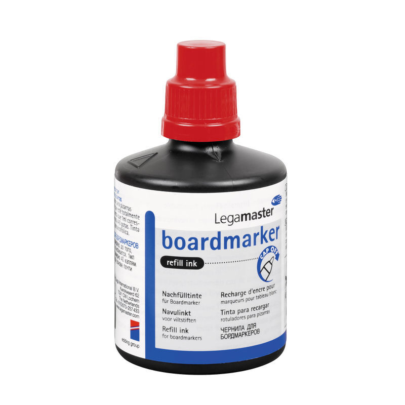 Edding Legamaster Tahta Kalemi Mürekkebi 100 Ml. Kırmızı