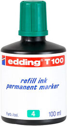 Edding T100 Permanent Marker Mürekkebi 100 ml. YEŞİL