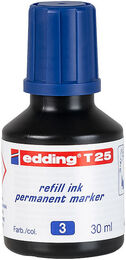 Edding T25 Permanent Marker Mürekkebi 30 ml. MAVİ