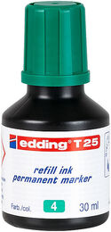 Edding T25 Permanent Marker Mürekkebi 30 ml. YEŞİL - 1