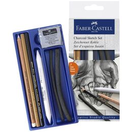 Faber Castell Charcoal Sketch Set Kömür Karakalem Eskiz Çizim Seti