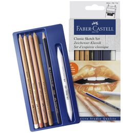 Faber Castell Classic Sketch Set Karakalem Eskiz Çizim Seti