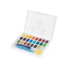 Faber Castell Creative Studio Tablet Sulu Boya Seti 24 Renk - Thumbnail