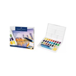 Faber Castell Creative Studio Tablet Sulu Boya Seti 24 Renk - Thumbnail