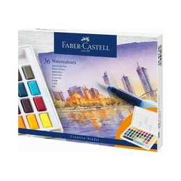 Faber Castell Creative Studio Tablet Sulu Boya Seti 36 Renk - Thumbnail