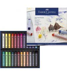 Faber Castell Creative Studio Toz (Soft) Pastel Boya Seti 24 Renk - 1