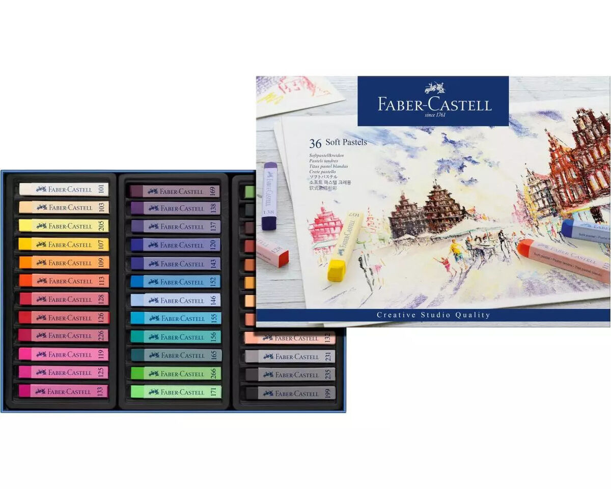 Faber Castell Creative Studio Toz (soft) Pastel Boya Seti 36 Renk