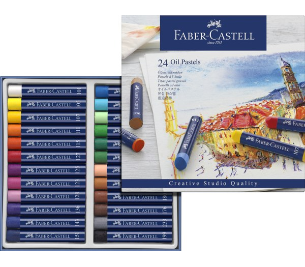 Faber Castell Creative Studio Yağlı Pastel Boya Seti 24 Renk