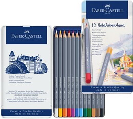 Faber Castell Goldfaber Aquarell Boya Kalemi Seti 12 Renk - Thumbnail