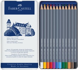 Faber Castell Goldfaber Aquarell Boya Kalemi Seti 12 Renk - Thumbnail