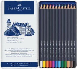 Faber Castell Goldfaber Kuru Boya Kalemi Seti 12 Renk - Thumbnail