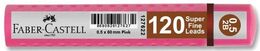 Faber Castell Super Fine Min Mekanik Kurşun Kalem Ucu 0.5 2B 120'li Pembe Tüp - 1