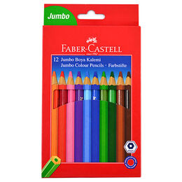 Faber Castell Jumbo Kuru Boya 12 Renk