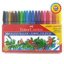 Faber Castell Keçeli Kalem 20 Renk