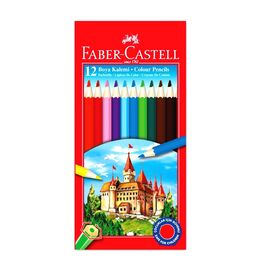 Faber Castell Kuru Boya 12 Renk Tam Boy