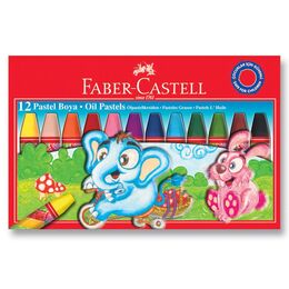Faber Castell Pastel Boya 12 Renk Karton Kutu