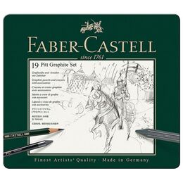 Faber Castell Pitt Graphite Karakalem Eskiz Çizim Seti 19 Parça - 2