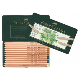 Faber Castell Pitt Pastel Boya Seti Kalemi 12 Renk - Thumbnail