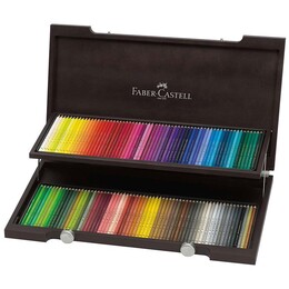 Faber Castell Polychromos Kuru Boya Kalemi Seti 120 Renk Ahşap Kutu - Thumbnail