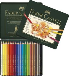 Faber Castell Polychromos Kuru Boya Kalemi Seti 24 Renk - 1