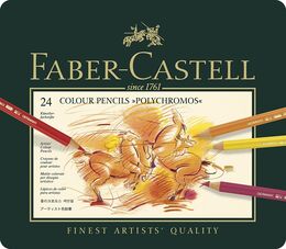 Faber Castell Polychromos Kuru Boya Kalemi Seti 24 Renk