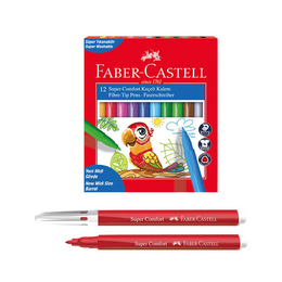 Faber Castell Super Comfort Keçeli Kalem 12 Renk