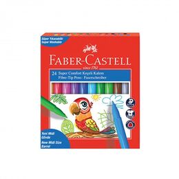 Faber Castell Super Comfort Keçeli Kalem 24 Renk