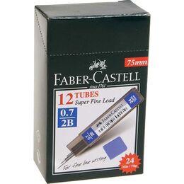 Faber Castell Super Fine Min Mekanik Kurşun Kalem Ucu 0.7 mm 2B 12'li Kutu