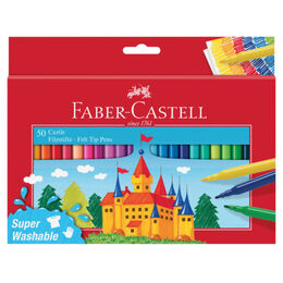Faber Castell Süper Yıkanabilir Keçeli Kalem 50 Renk