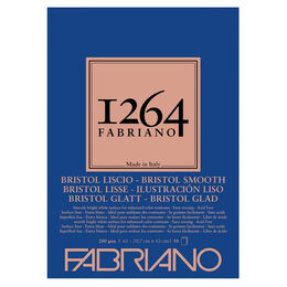 Fabriano 1264 Bristol Smooth Çok Amaçlı Pürüzsüz Bristol Marker Çizim Defteri Blok 200 gr. A3 50 yaprak