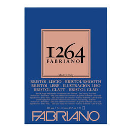 Fabriano 1264 Bristol Smooth Çok Amaçlı Pürüzsüz Bristol Marker Çizim Defteri Blok 200 gr. A4 50 yaprak