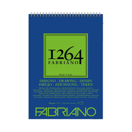 Fabriano 1264 Drawing Paper Üstten Spiralli Eskiz Çizim Defteri 180 gr. A5 30 yaprak