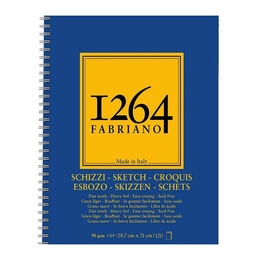 Fabriano 1264 Sketch Paper Yandan Spiralli Eskiz Çizim Defteri 90 gr. A4 120 yaprak