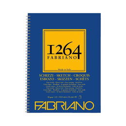 Fabriano 1264 Sketch Paper Yandan Spiralli Eskiz Çizim Defteri 90 gr. A5 60 yaprak