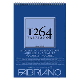 Fabriano 1264 Watercolour Pad Üstten Spiralli Sulu Boya Defteri 300 gr. A3 30 yaprak