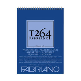 Fabriano 1264 Watercolour Pad Üstten Spiralli Sulu Boya Defteri 300 gr. A5 20 yaprak - 1