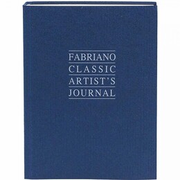 Fabriano Classic Artist's Journal Eskiz Çizim Defteri 90 gr. 12x16 cm. 192 yaprak Fildişi & Buz Rengi Kağıt Lacivert Kapak - Thumbnail