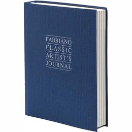 Fabriano Classic Artist's Journal Eskiz Çizim Defteri 90 gr. 16x21 cm. 192 yaprak Fildişi & Buz Rengi Kağıt Lacivert Kapak - 1