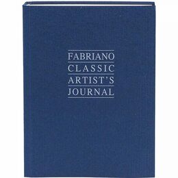 Fabriano Classic Artist's Journal Eskiz Çizim Defteri 90 gr. 16x21 cm. 192 yaprak Fildişi & Buz Rengi Kağıt Lacivert Kapak - 2